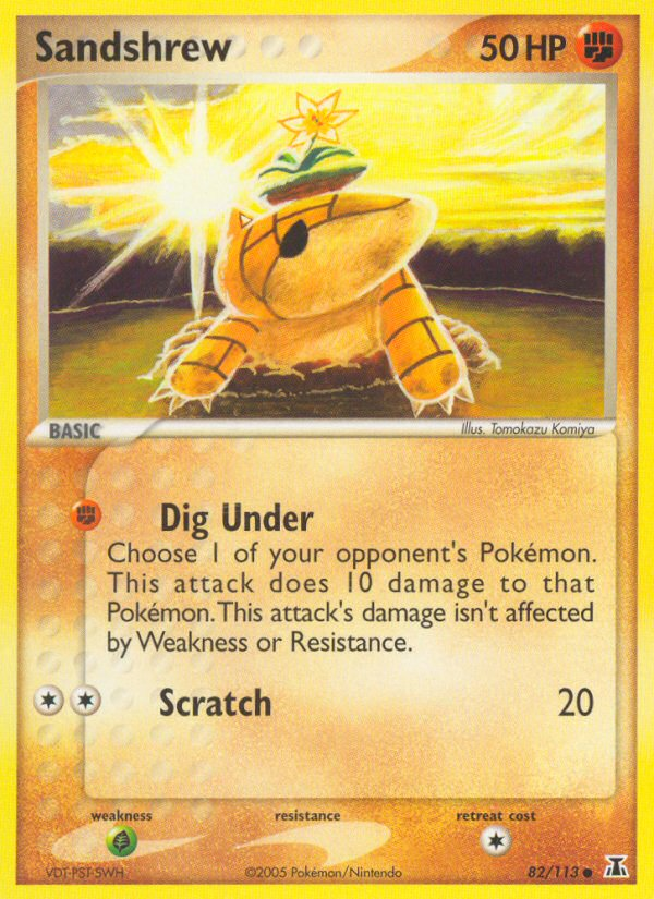 Sandshrew (82/113) [EX: Delta Species] | Mega City Incorporated