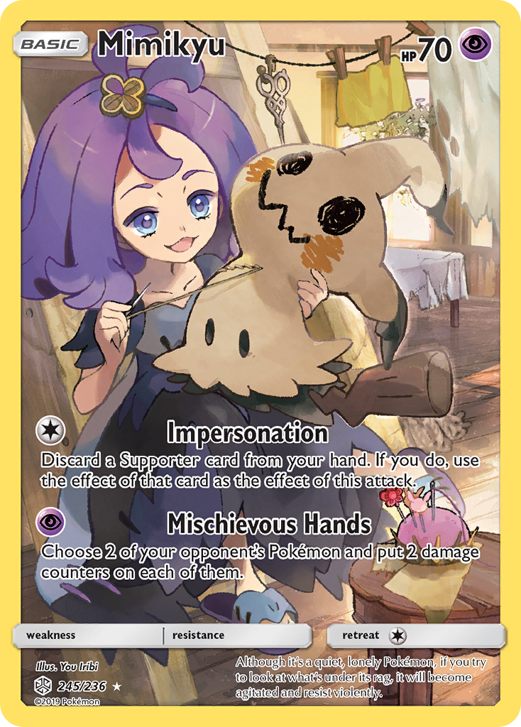 Mimikyu (245/236) [Sun & Moon: Cosmic Eclipse] | Mega City Incorporated