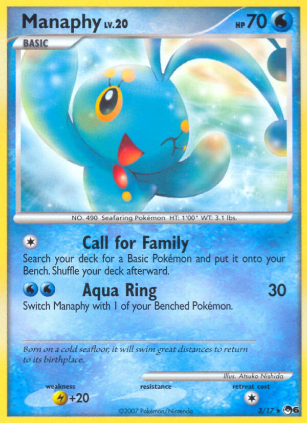 Manaphy (3/17) [POP Series 6] | Mega City Incorporated