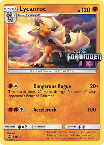 Lycanroc (SM118) (Prerelease Promo) [Sun & Moon: Black Star Promos] | Mega City Incorporated