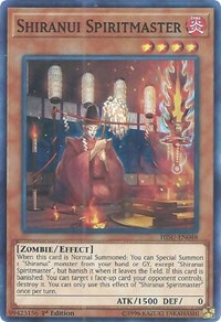 Shiranui Spiritmaster [HISU-EN048] Super Rare | Mega City Incorporated