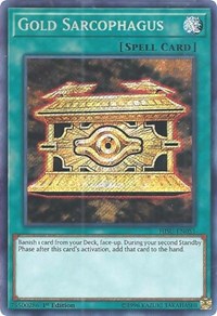 Gold Sarcophagus [HISU-EN051] Secret Rare | Mega City Incorporated