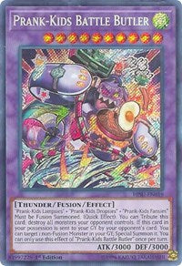 Prank-Kids Battle Butler [HISU-EN019] Secret Rare | Mega City Incorporated