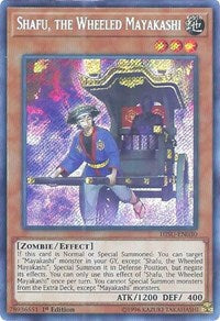 Shafu, the Wheeled Mayakashi [HISU-EN030] Secret Rare | Mega City Incorporated