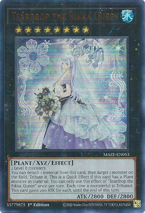 Teardrop the Rikka Queen [MAZE-EN053] Ultra Rare | Mega City Incorporated