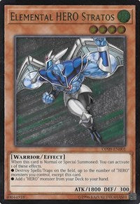 Elemental HERO Stratos [OP09-EN001] Ultimate Rare | Mega City Incorporated