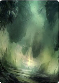 Swamp 1 Art Card [Zendikar Rising Art Series] | Mega City Incorporated