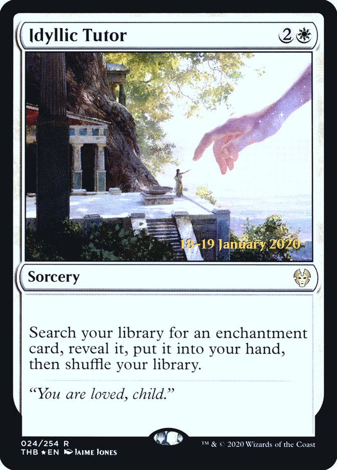 Idyllic Tutor [Theros Beyond Death Prerelease Promos] | Mega City Incorporated