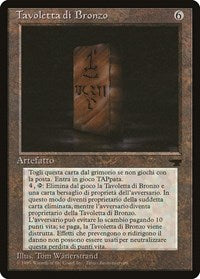 Bronze Tablet (Italian) - "Tavoletta di Bronzo" [Renaissance] | Mega City Incorporated