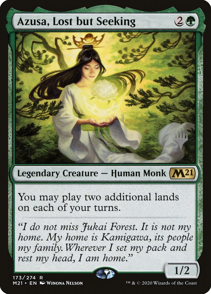Azusa, Lost but Seeking (Promo Pack) [Core Set 2021 Promos] | Mega City Incorporated
