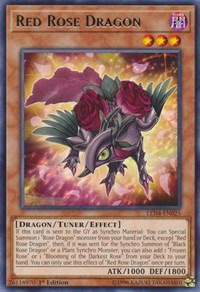 Red Rose Dragon [LED4-EN025] Rare | Mega City Incorporated