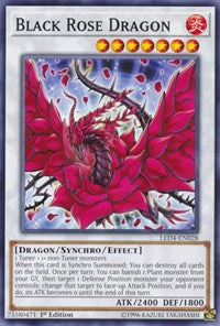 Black Rose Dragon [LED4-EN028] Common | Mega City Incorporated