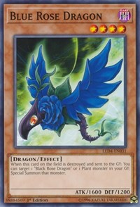 Blue Rose Dragon [LED4-EN031] Common | Mega City Incorporated