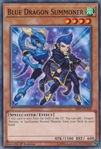 Blue Dragon Summoner [SS01-ENA08] Common | Mega City Incorporated