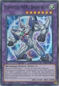 Elemental HERO Brave Neos [SAST-EN035] Super Rare | Mega City Incorporated