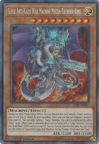 Super Anti-Kaiju War Machine Mecha-Thunder-King [SAST-EN081] Secret Rare | Mega City Incorporated