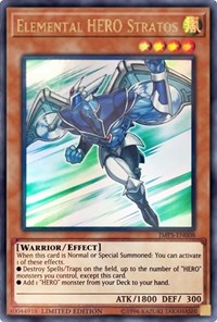 Elemental HERO Stratos [JMPS-EN008] Ultra Rare | Mega City Incorporated