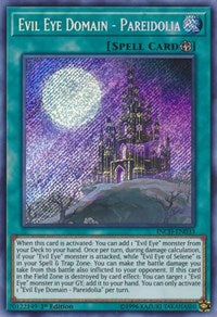 Evil Eye Domain - Pareidolia [INCH-EN033] Secret Rare | Mega City Incorporated