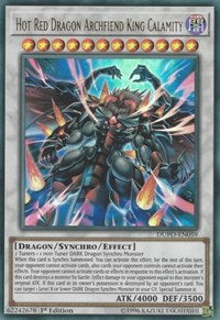 Hot Red Dragon Archfiend King Calamity [DUPO-EN059] Ultra Rare | Mega City Incorporated