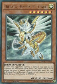 Hieratic Dragon of Tefnuit [DUPO-EN080] Ultra Rare | Mega City Incorporated