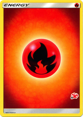 Fire Energy (Charizard Stamp #29) [Battle Academy 2020] | Mega City Incorporated