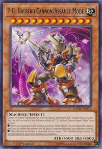 T.G. Halberd Cannon/Assault Mode [DANE-EN012] Rare | Mega City Incorporated