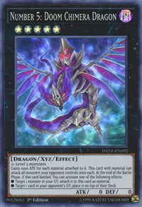 Number 5: Doom Chimera Dragon [DANE-EN092] Super Rare | Mega City Incorporated