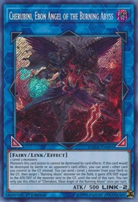 Cherubini, Ebon Angel of the Burning Abyss [DANE-EN095] Secret Rare | Mega City Incorporated