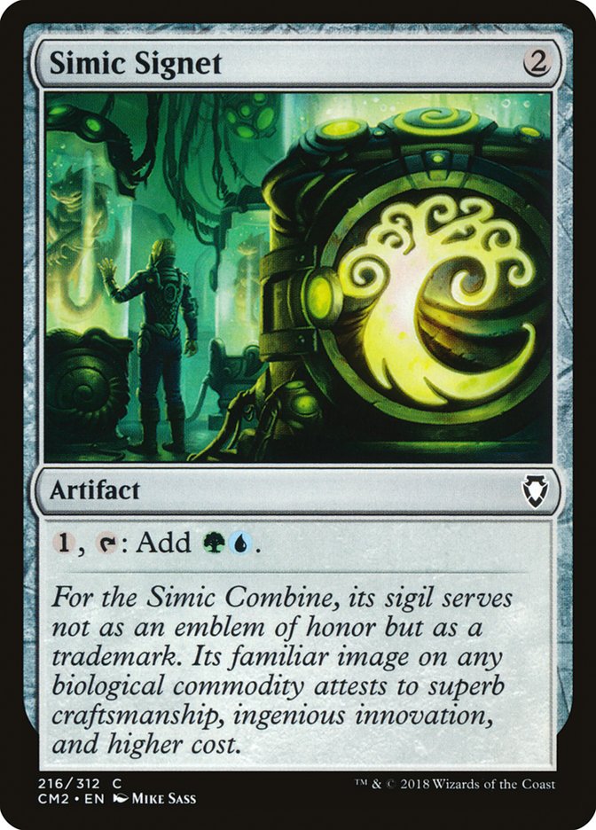 Simic Signet (216/312) [Commander Anthology Volume II] | Mega City Incorporated