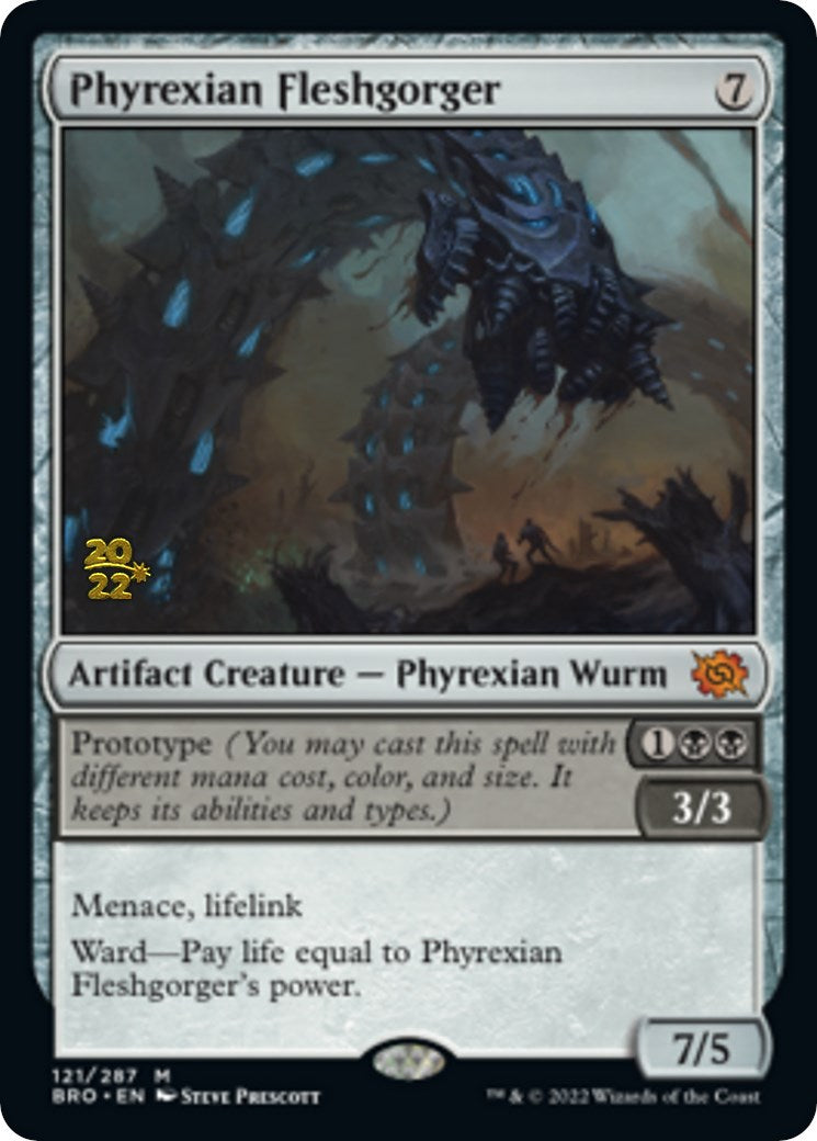 Phyrexian Fleshgorger [The Brothers' War: Prerelease Promos] | Mega City Incorporated