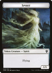 Spirit // Zombie Token [Commander Legends Tokens] | Mega City Incorporated