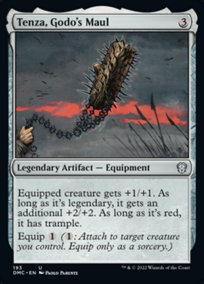 Tenza, Godo's Maul [Dominaria United Commander] | Mega City Incorporated