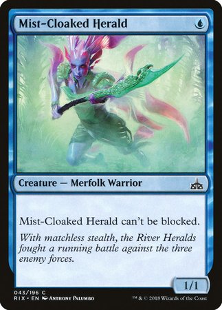 Mist-Cloaked Herald [Rivals of Ixalan] | Mega City Incorporated