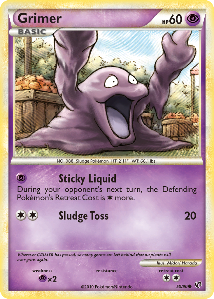 Grimer (50/90) [HeartGold & SoulSilver: Undaunted] | Mega City Incorporated