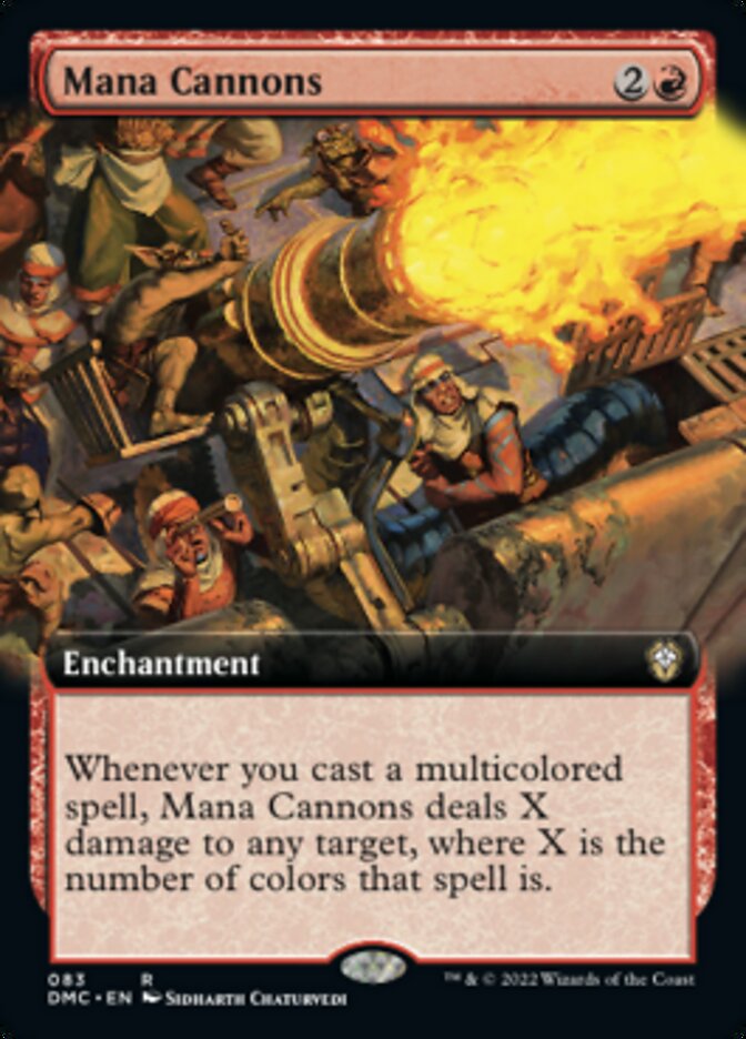 Mana Cannons (Extended Art) [Dominaria United Commander] | Mega City Incorporated