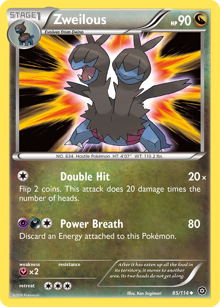 Zweilous (85/114) [XY: Steam Siege] | Mega City Incorporated