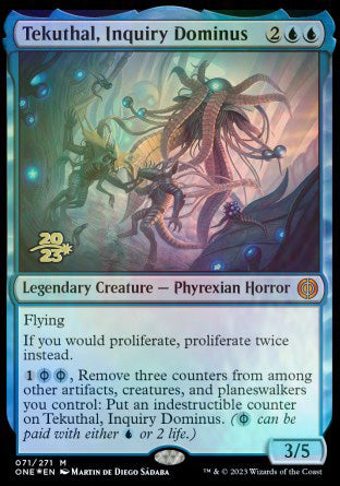 Tekuthal, Inquiry Dominus [Phyrexia: All Will Be One Prerelease Promos] | Mega City Incorporated