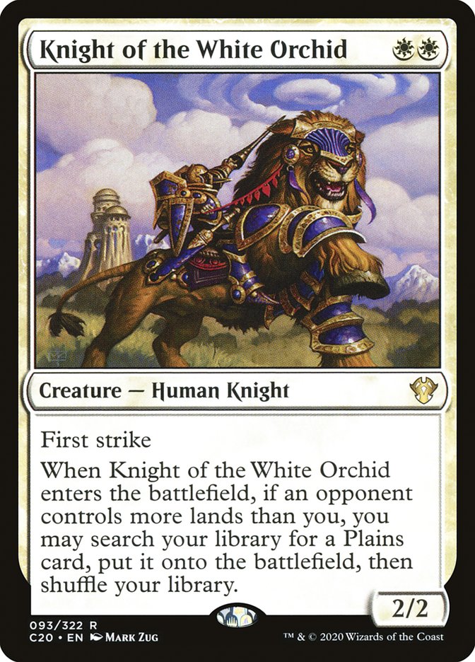 Knight of the White Orchid [Commander 2020] | Mega City Incorporated