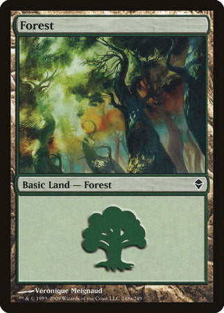 Forest (248a) [Zendikar] | Mega City Incorporated