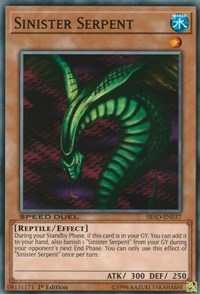 Sinister Serpent [SBAD-EN037] Common | Mega City Incorporated