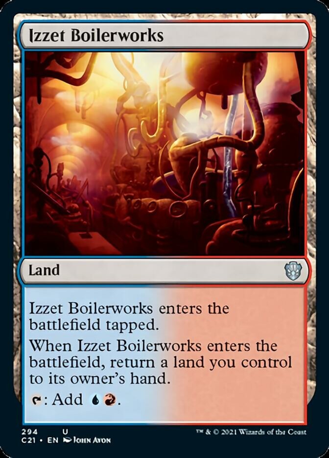 Izzet Boilerworks [Commander 2021] | Mega City Incorporated