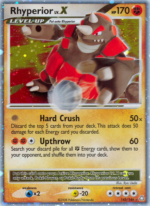 Rhyperior LV.X (145/146) [Diamond & Pearl: Legends Awakened] | Mega City Incorporated