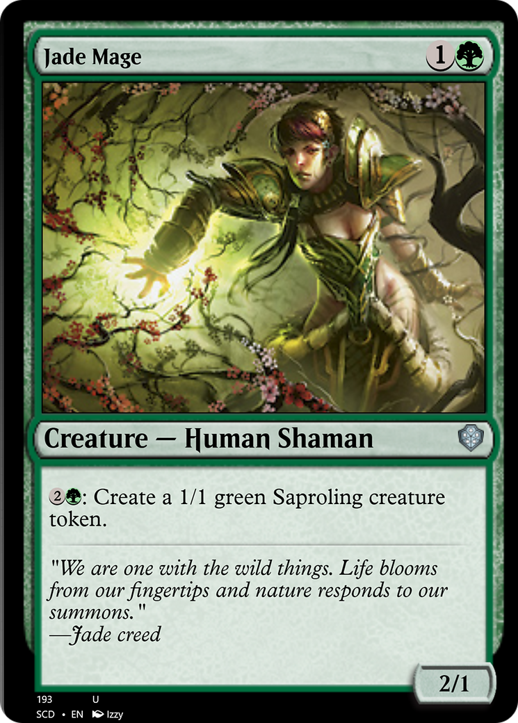 Jade Mage [Starter Commander Decks] | Mega City Incorporated