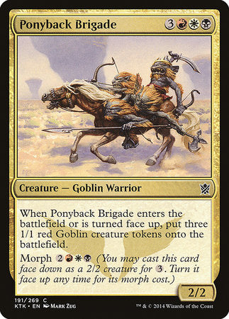 Ponyback Brigade [Khans of Tarkir] | Mega City Incorporated