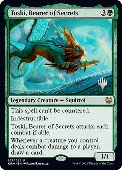 Toski, Bearer of Secrets (Promo Pack) [Kaldheim Promos] | Mega City Incorporated