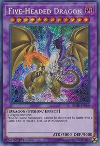 Five-Headed Dragon [BLHR-EN000] Secret Rare | Mega City Incorporated