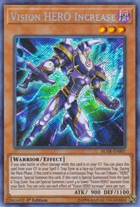 Vision HERO Increase [BLHR-EN007] Secret Rare | Mega City Incorporated