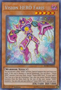 Vision HERO Faris [BLHR-EN010] Secret Rare | Mega City Incorporated