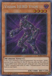 Vision HERO Vyon [BLHR-EN059] Secret Rare | Mega City Incorporated