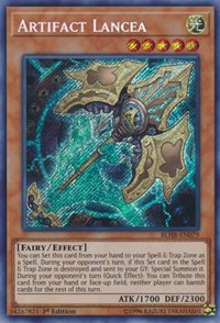 Artifact Lancea [BLHR-EN079] Secret Rare | Mega City Incorporated